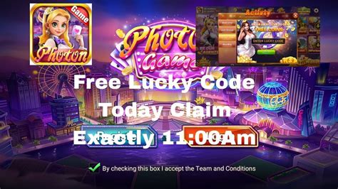 photon game lucky code